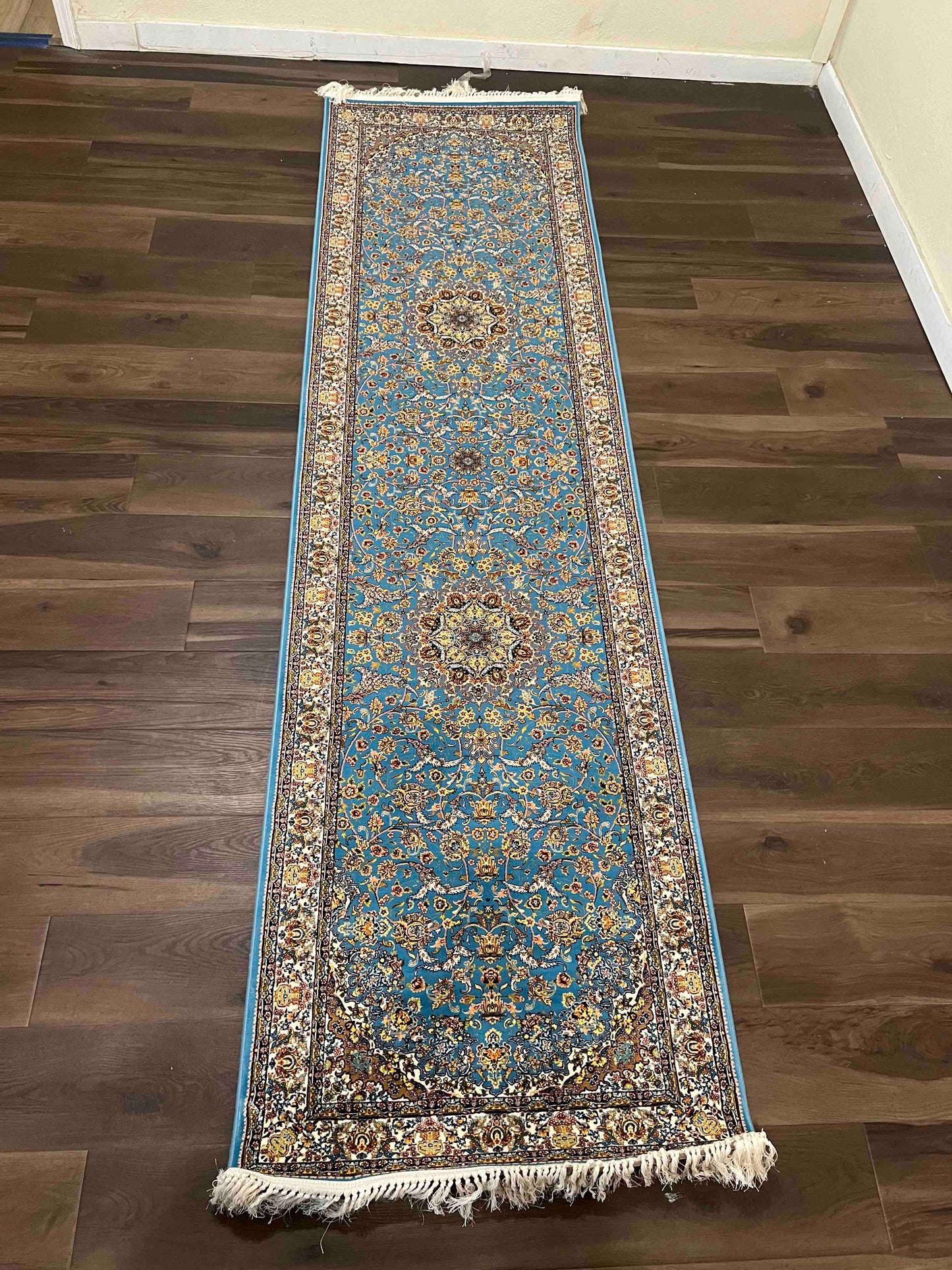 Machine Made Rugs, Sahebgharan Design, Blue